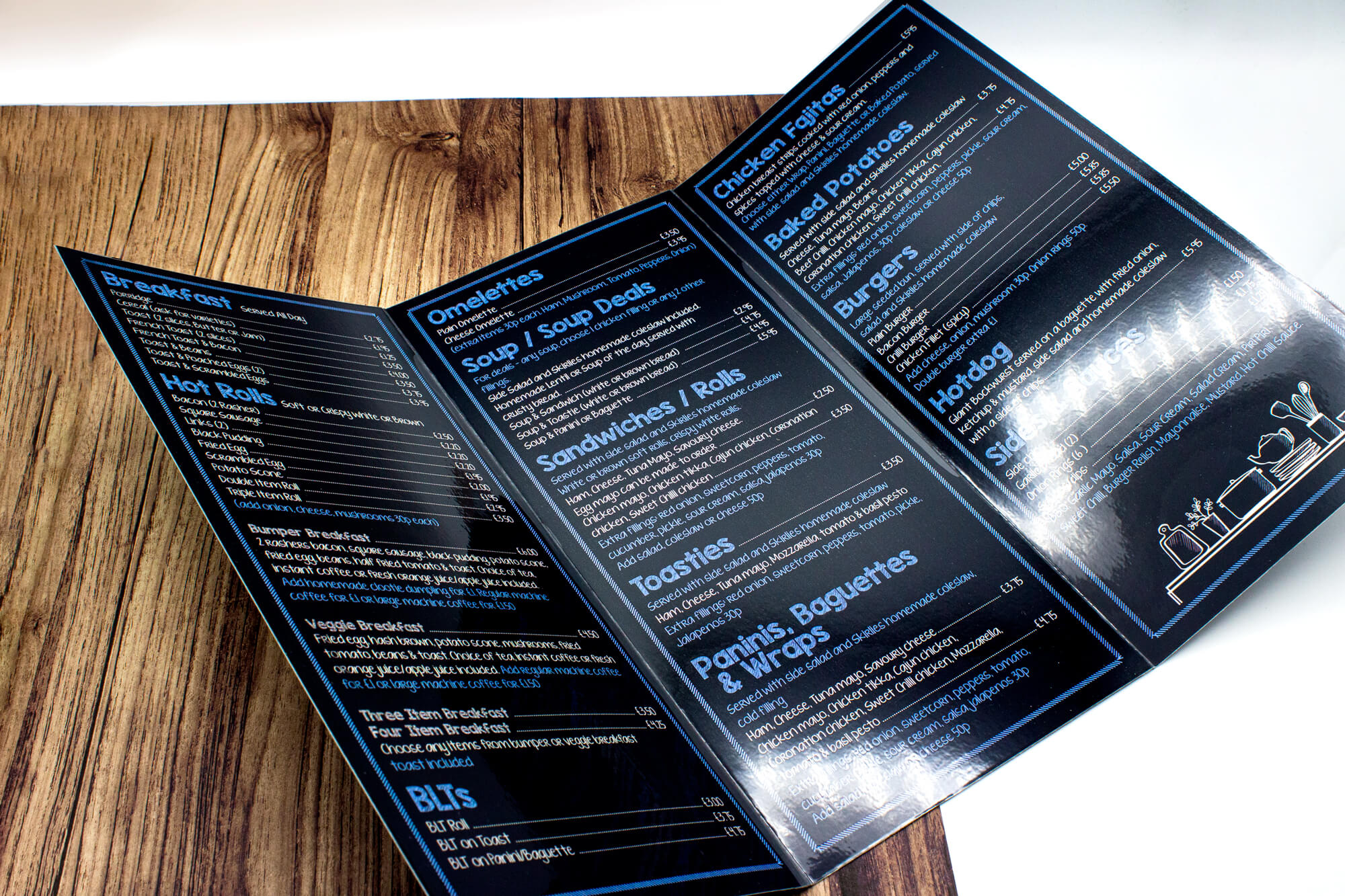 trifold-glossy-menu